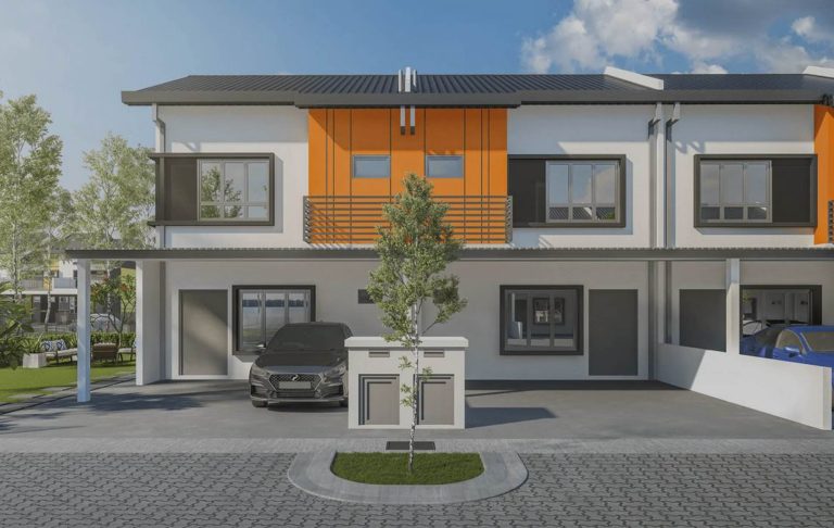 Rumah Teres Dua Tingkat