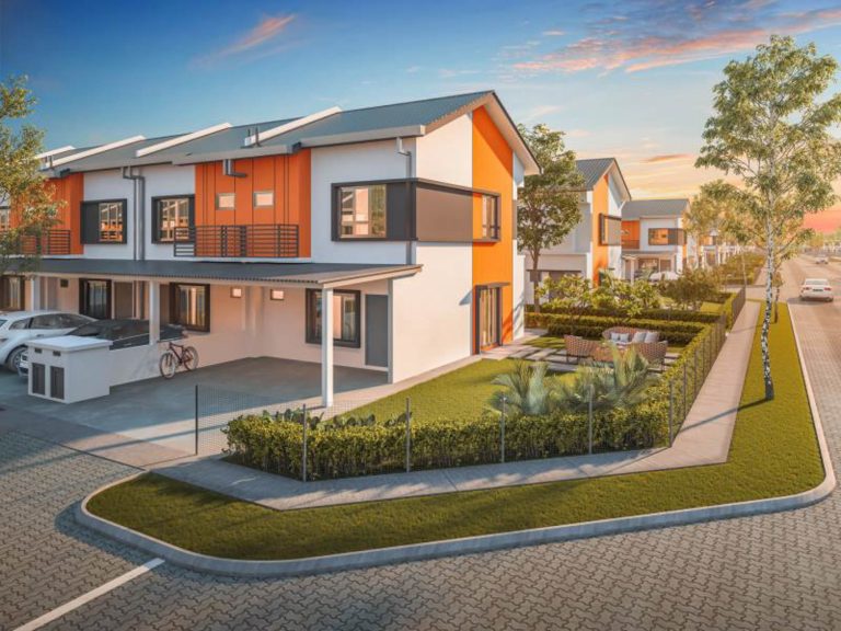 Rumah Teres Dua Tingkat